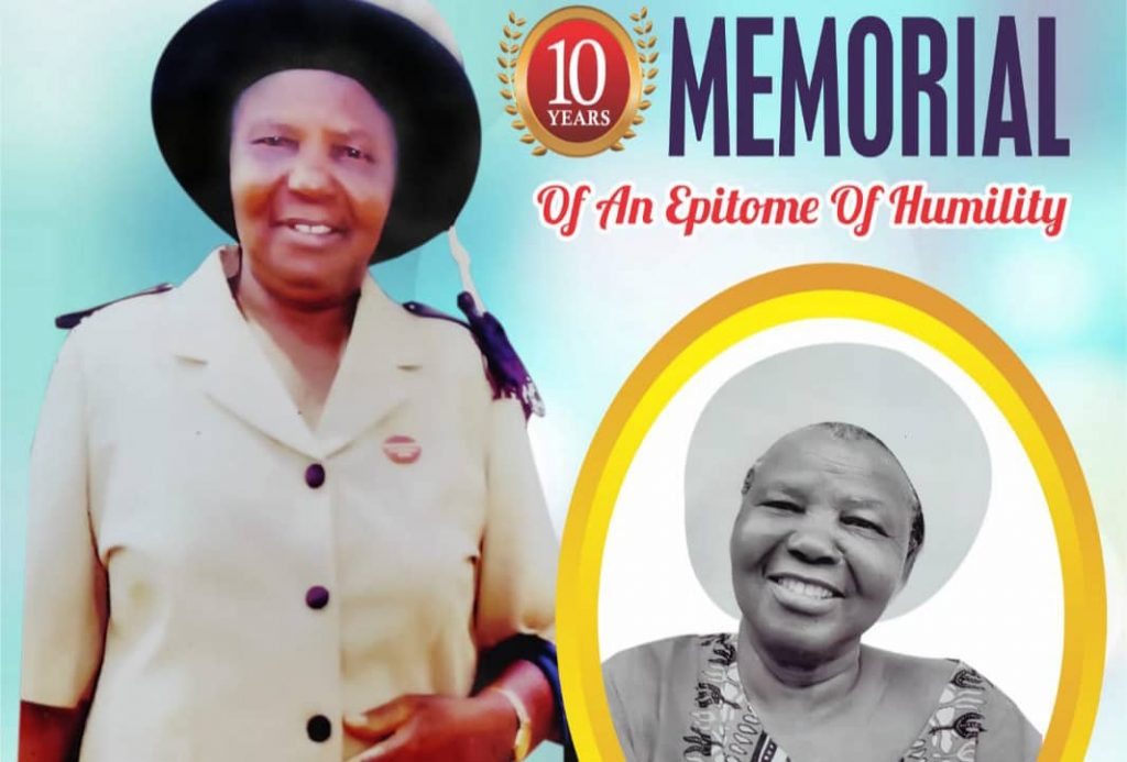 10TH YEAR MEMORIAL OF DAME HANNAH UGOYIBO CHUKWUDOZIE