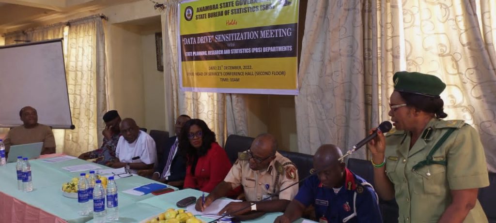 Anambra State Govt Holds Data Sensitization Meeting  In Awka For Planning, Research, Statistics Departments