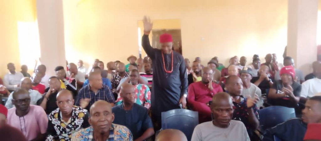 Oliver Okolo  Emerges  New PG Owerre-Ezukala Development Union, Orumba South Council Area