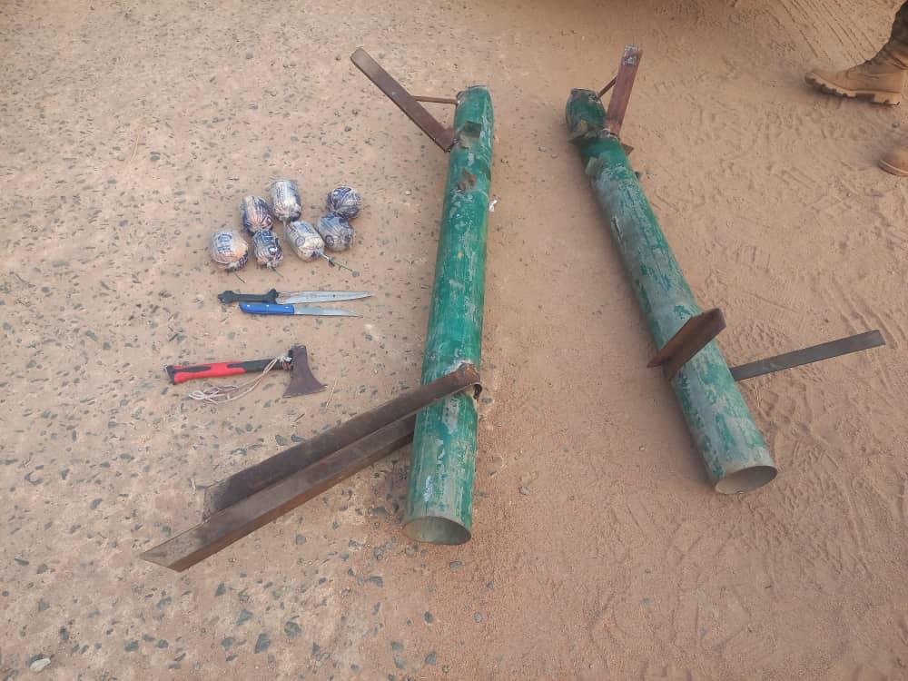 Security Operatives Kill One Attacker, Recover IED Launcher,  Undetonated IEDs, Ammunitions, Charms, Others At Ihiala Local Government Headquarters