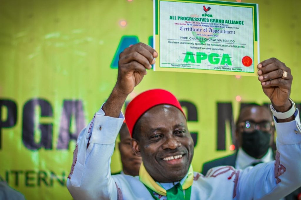 APGA  Appoints  Soludo  National Leader