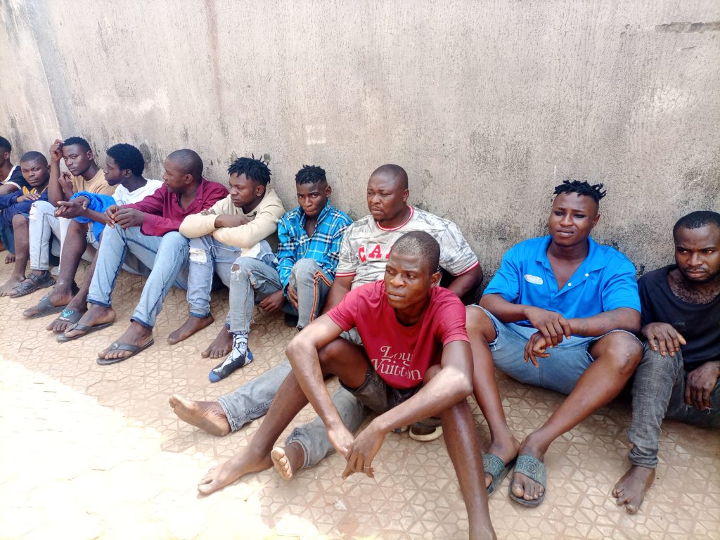 OCHA Brigade Parades Over 17 Illegal Revenue Collectors In Awka