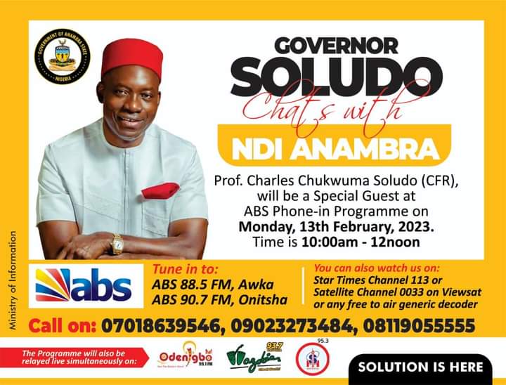 Soludo Restates Resolve To Sustain Implementation Of Disruptive Change To Transform Anambra