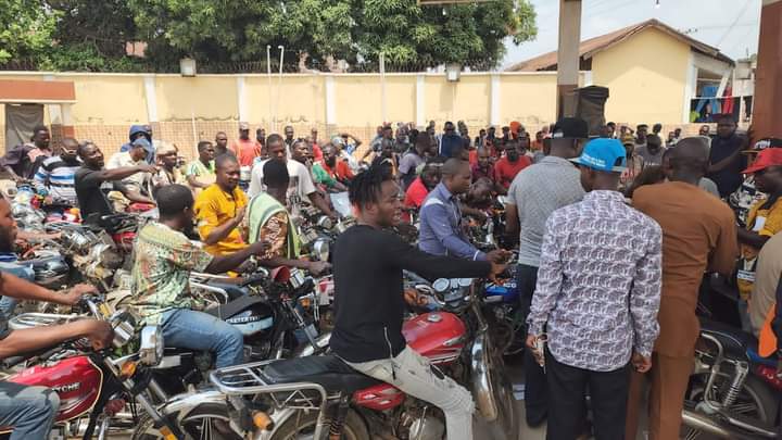 Federal Lawmaker, Obidigwe Distributes Petrol To Over 1000 Commercial Motorcyclists In Anambra East, West Council Areas