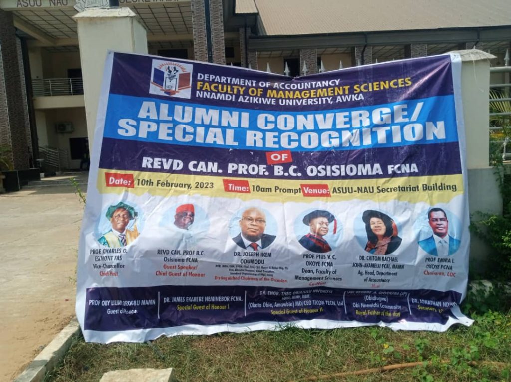 NAU Accountancy Department Alumni Association Holds Reunion In Awka