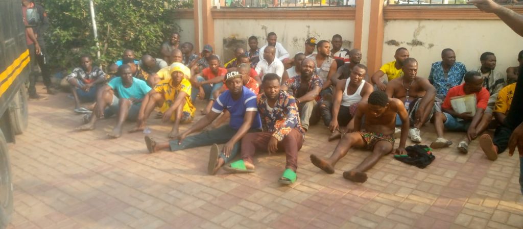 Anambra State Joint Enforcement Team Arrests  Over 48 Illegal Revenue Collectors, Touts