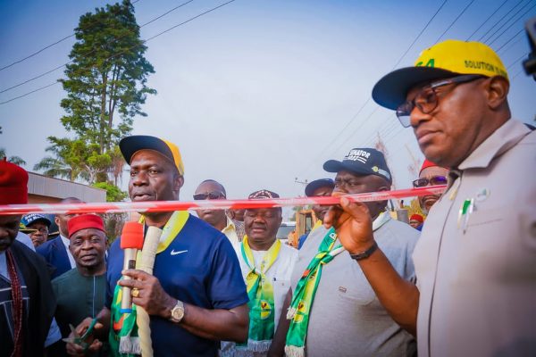 Soludo Inaugurates Two Road Construction Projects In Aguata Local ...