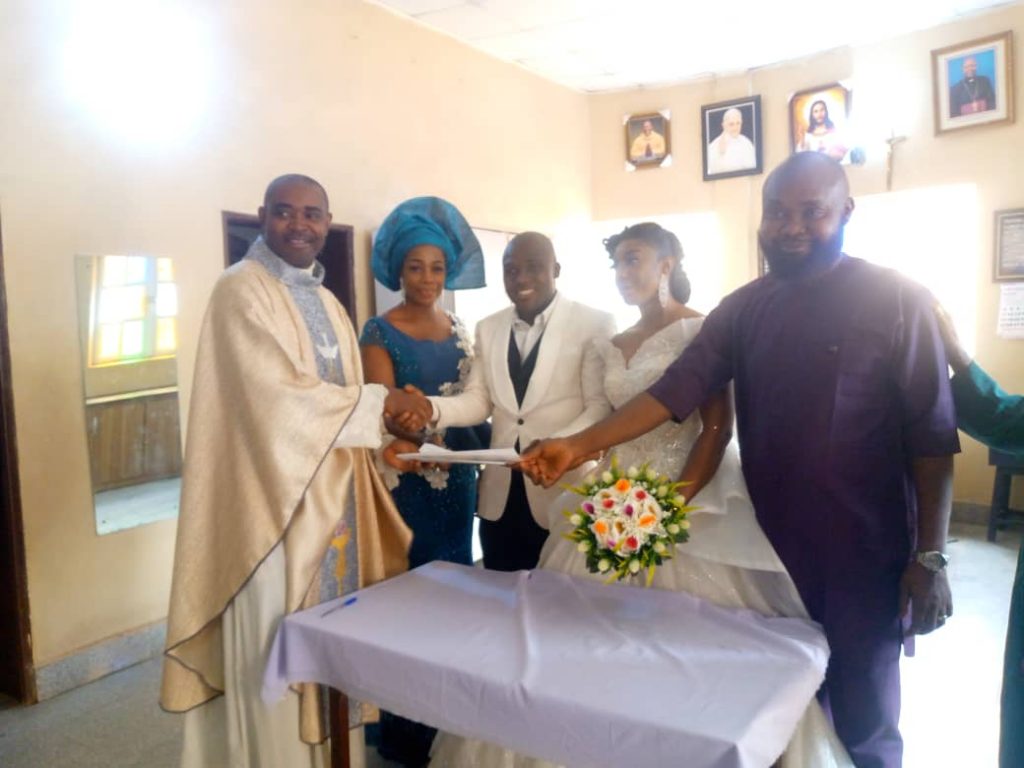 FRSC  PRO Anambra State, Onabe Exchanges Marital Vows With Heartthrob, Chime