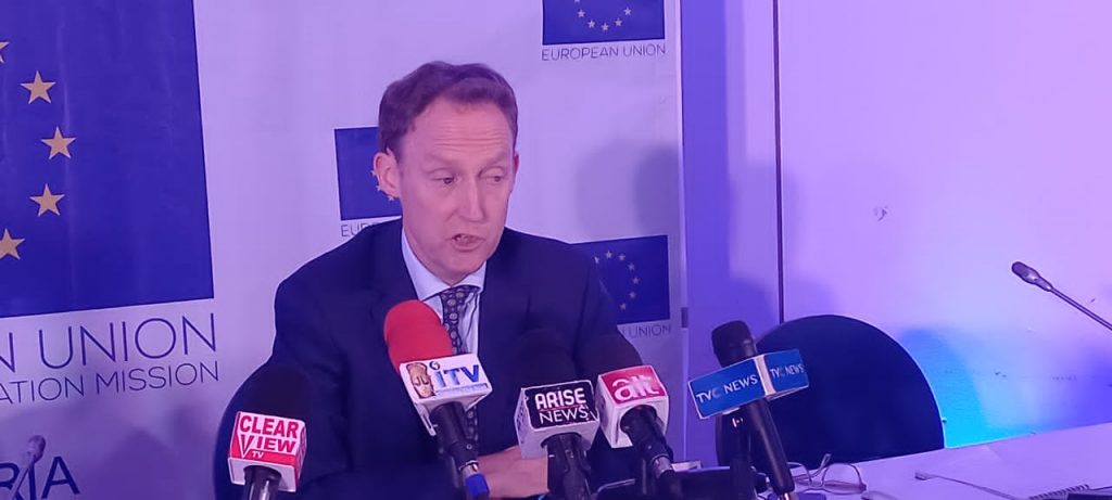 2023 : EU Mounts Pressure On FG To Apprehend Perpetrators Of Election Violence