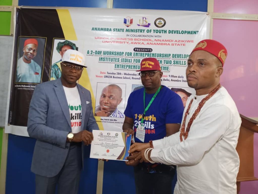 Training Of Entrepreneurship Development Institutes Ends In  Awka