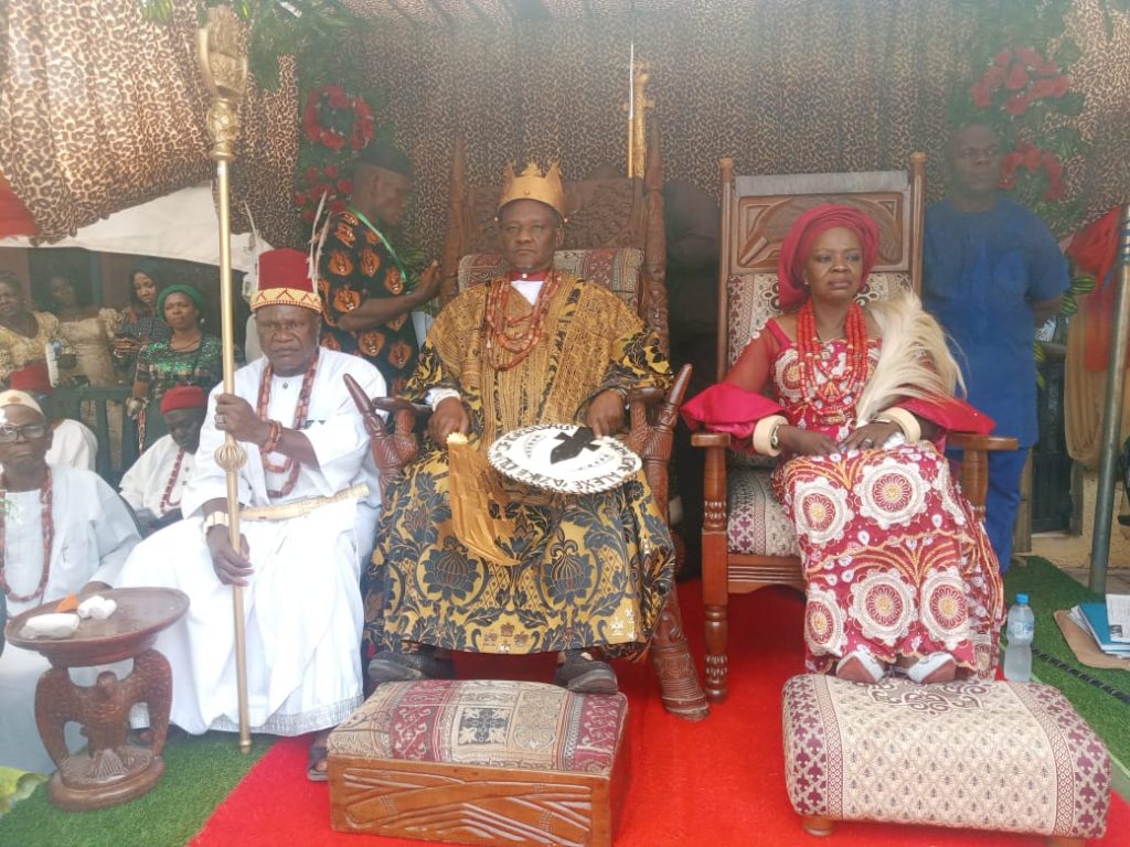 Alex Azike Crowned New Traditional Ruler Of Igboukwu Community, Aguata Council Area