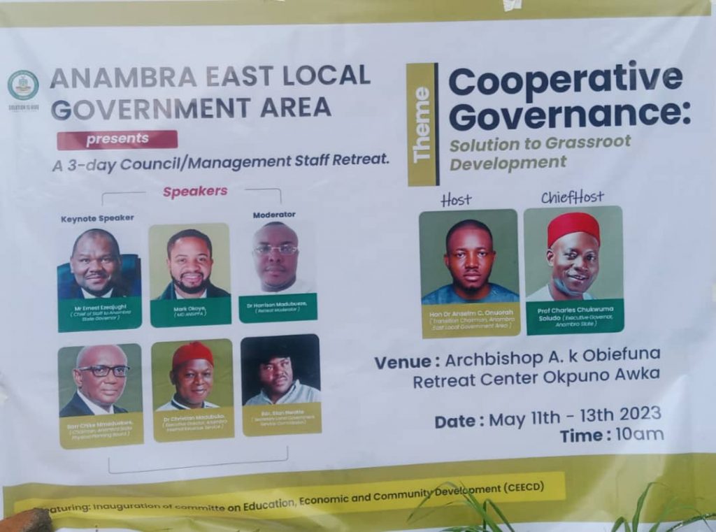 Anambra East Organizes Retreat For Council Members, Management Staff