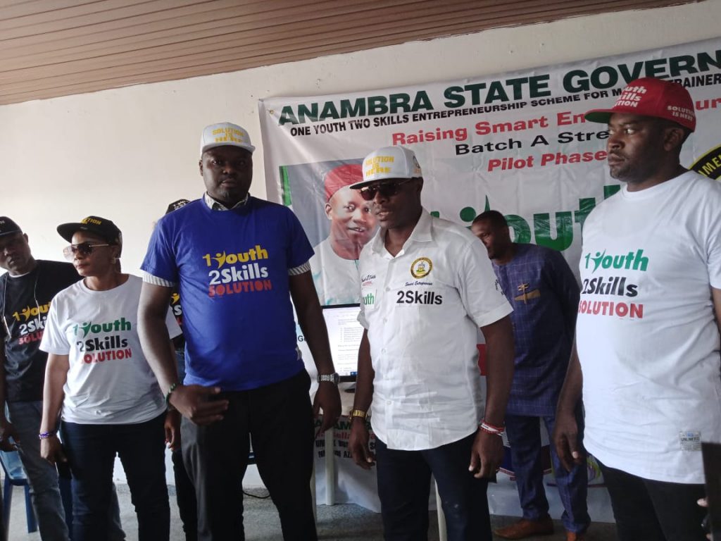 Beneficiaries Of Anambra “One Youth, Two Skills” Empowerment Initiative Laud Soludo