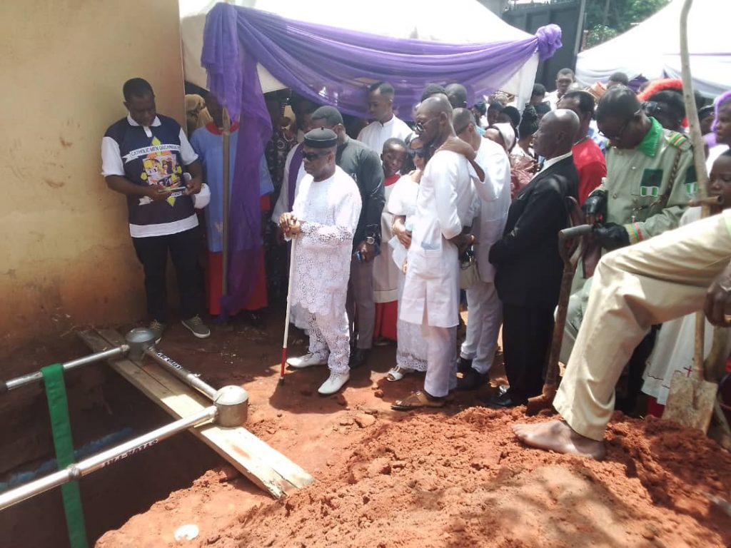 Anambra State Disability Rights Commission Chairman, Ezewuzie Buries Brother At Ekwulobia