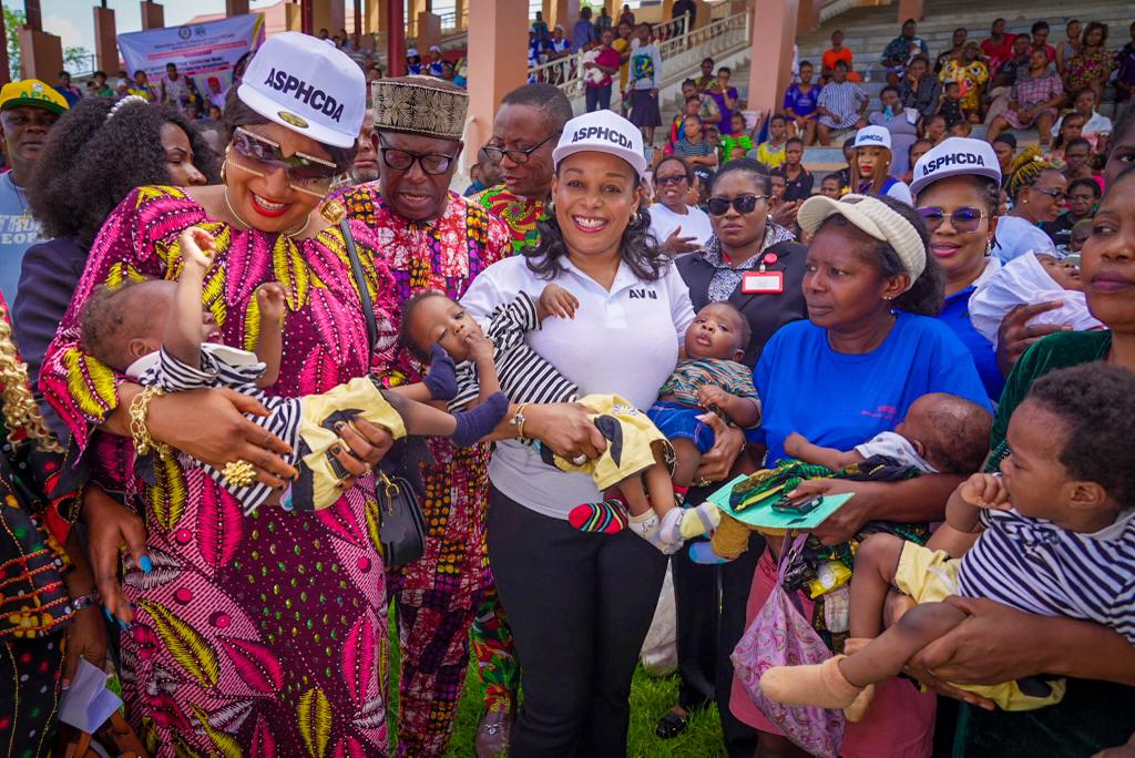 Mrs Soludo Inaugurates African Vaccination Week, Rotavirus Vaccine Post-Introduction Intensification Exercise At Onitsha