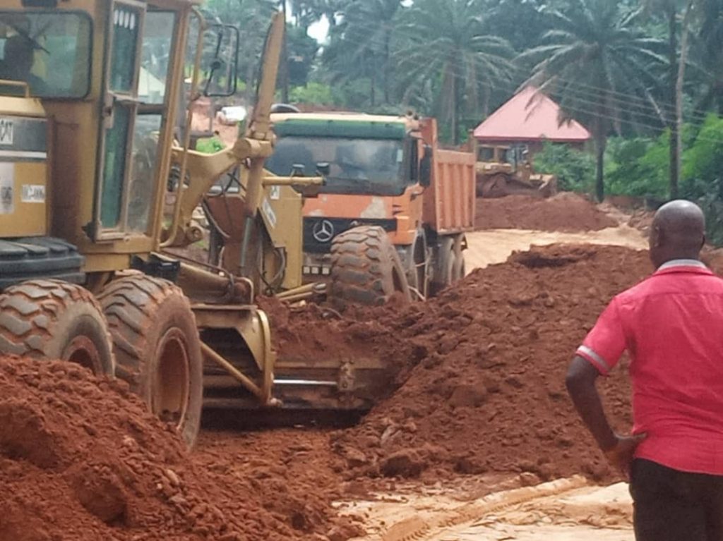 Work Advances On Achina-Onne-Agbudu-Ogboji Road Project