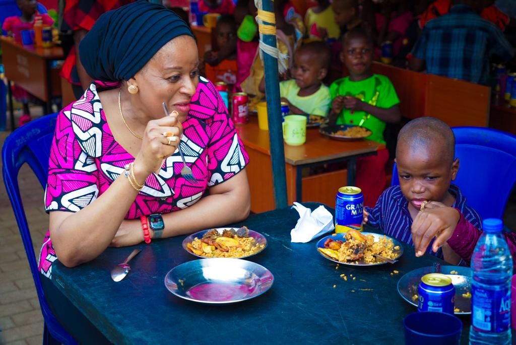 Children’s Day : Mrs Soludo Visits, Feeds Children In Awka