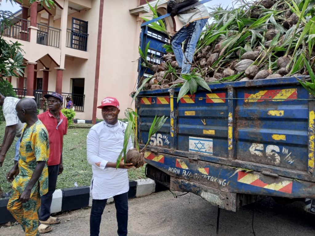 Anambra State Govt Distributes Oil Palm, Coconut Seedlings To Wards In Anambra