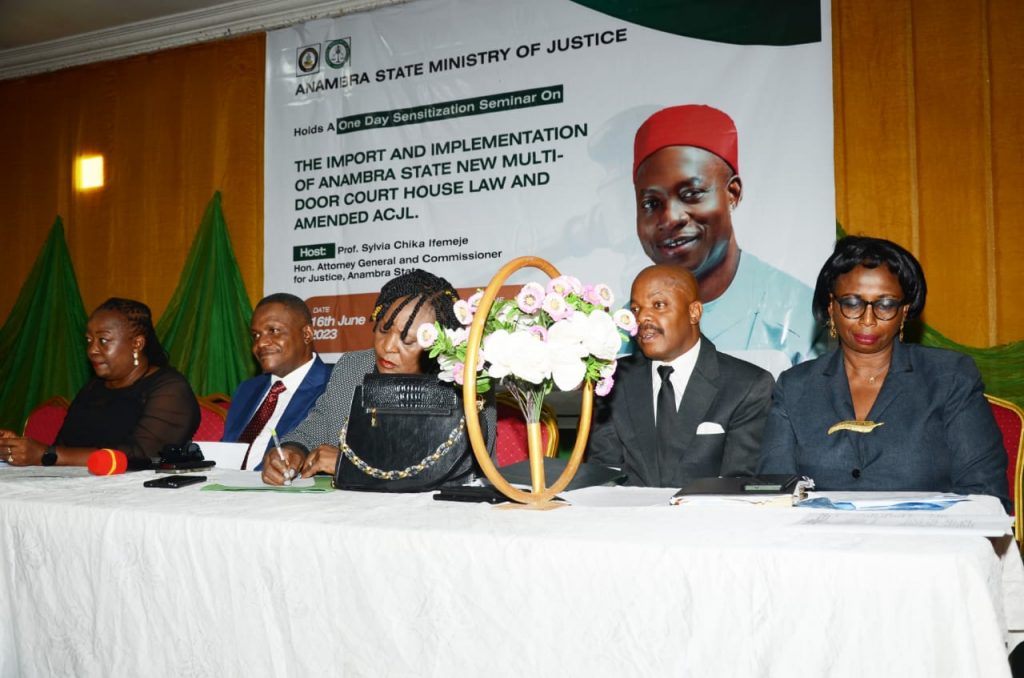 Anambra Justice Ministry Organises Sensitization Seminar On Dispensation Of Justice In Awka