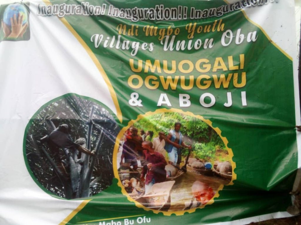 Ndi Ngbo Villages Youth Union Oba Inaugurated