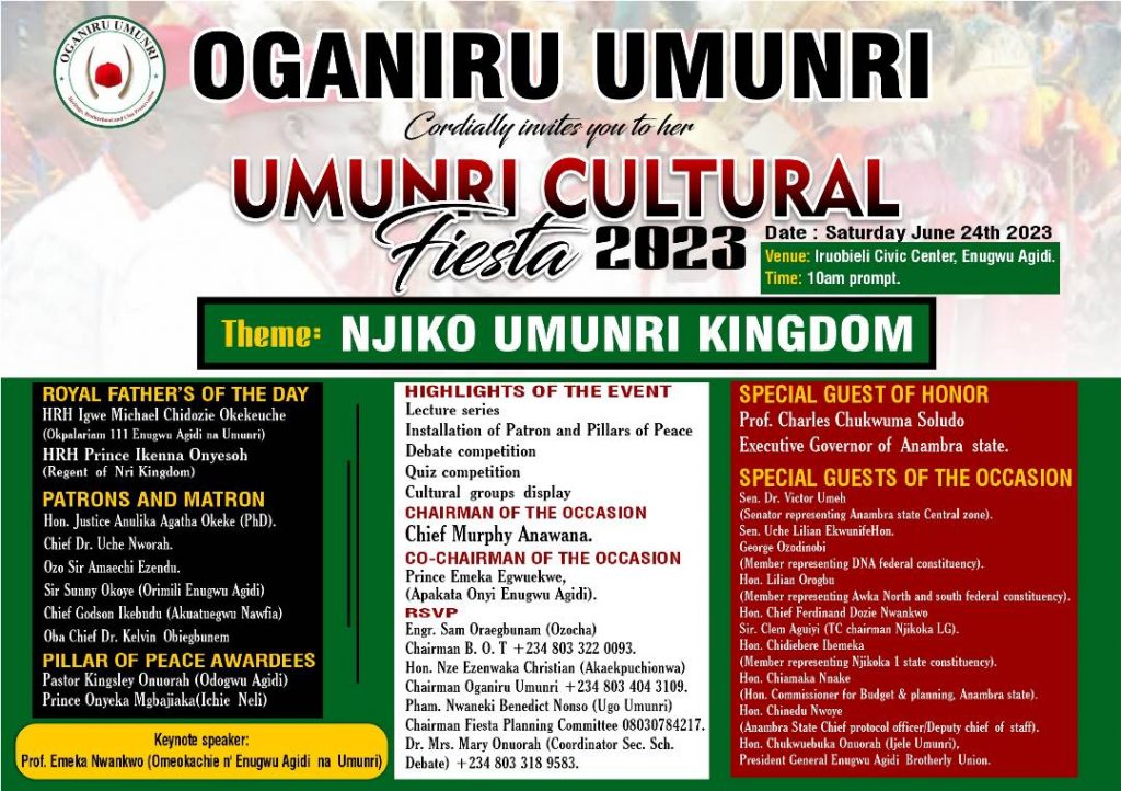 THIRD EDITION OF UMUNRI CULTURAL FIESTA 2023