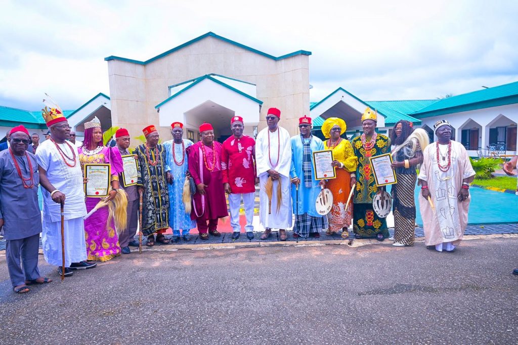 Soludo Presents Certificates Of Recognition To Four Traditional Rulers