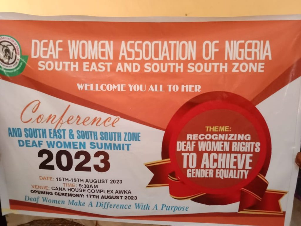 Deaf Women Association Of Nigeria Holds   Summit In Awka, Seeks Inclusiveness