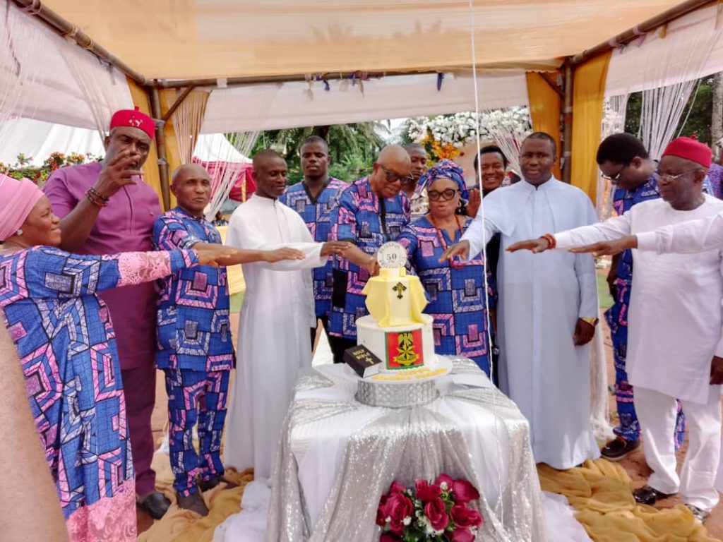 Priestly Anniversary : Ogidi Catholic Community Celebrates  Emekekwue As He Marks Golden Jubilee