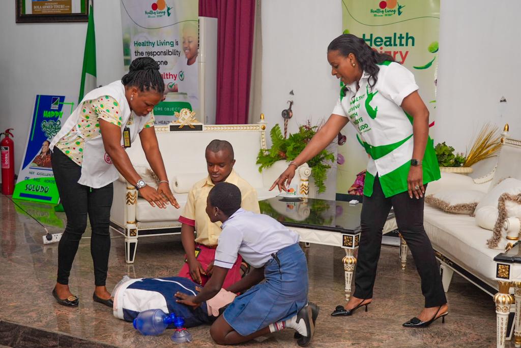 Mrs Soludo Hosts Students On Training For Basic Life Saving Skills In Awka