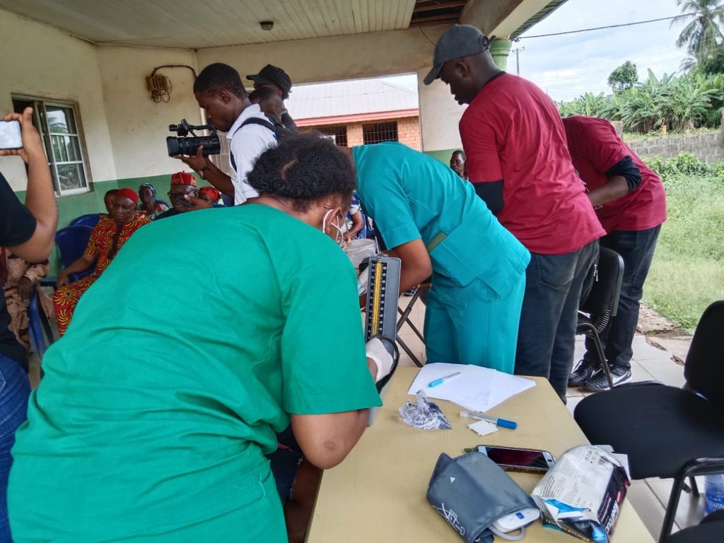 National Association Of Nigerian Nurses And Midwives Organizes Free Medical Outreach At Awba Ofemmili