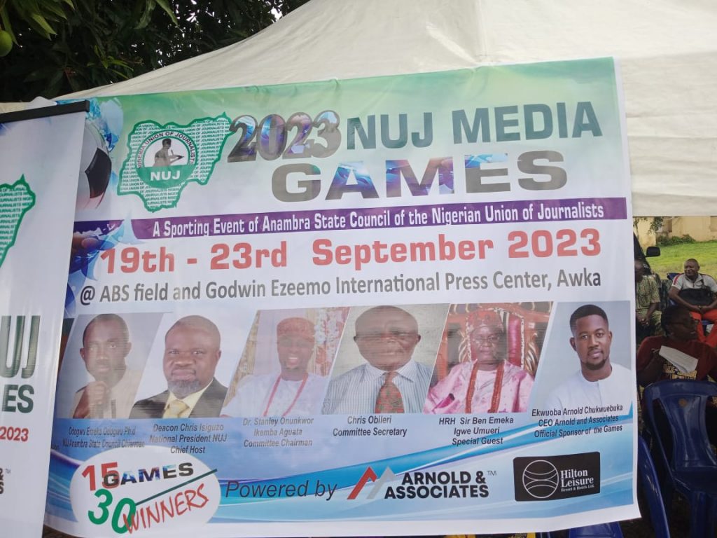 2023 Anambra NUJ Media Games  End With  Call On Journalists To Uphold Fairness