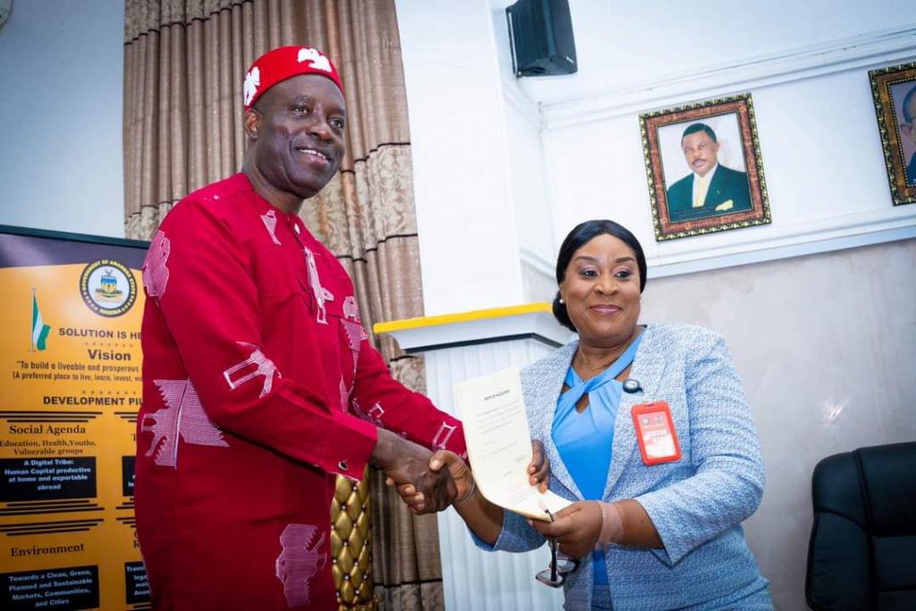 Former Lawmaker, Ikpeazu-Nkemdiche Sworn-in As Anambra Special Duties Commissioner