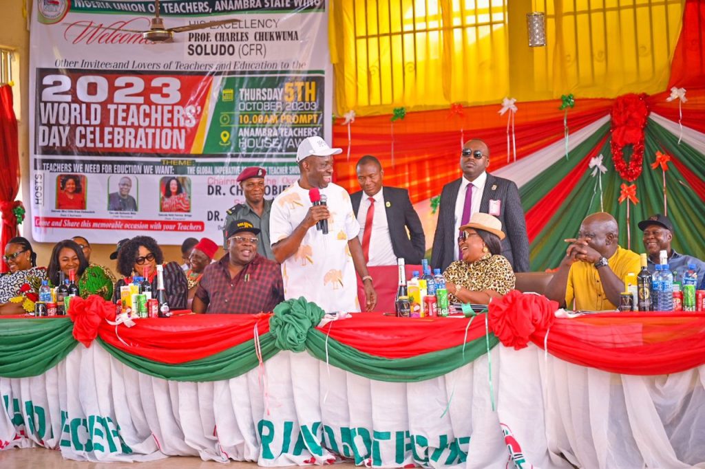 World Teachers’ Day : Soludo Reassures Teachers Of Brighter Prospects, Recalls  Suspended Principals