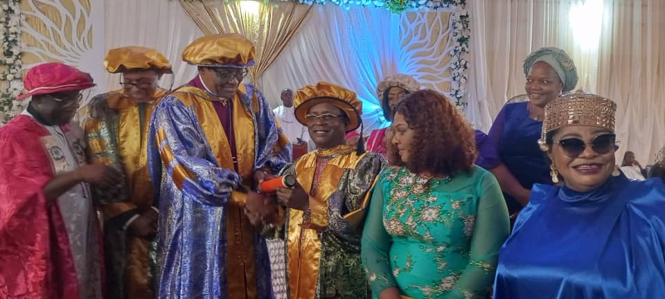 Igwe Emeka Of Umueri Receives Honourary Doctorate Degree Award From Paul University Awka