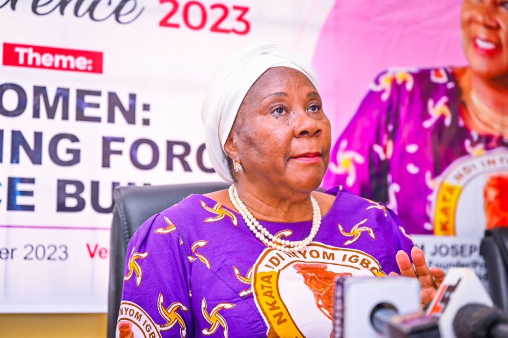 Former Women Affairs Minister,  Anenih Asks Women To Champion Course Of Peace