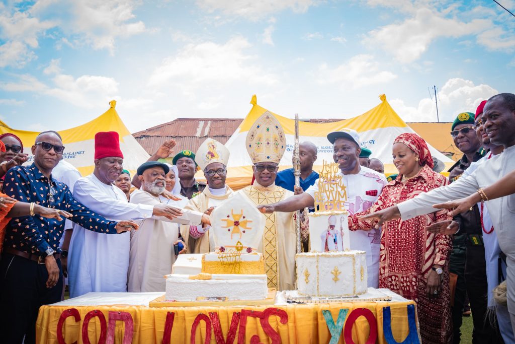 Soludo Celebrates Archbishop Okeke @ 70