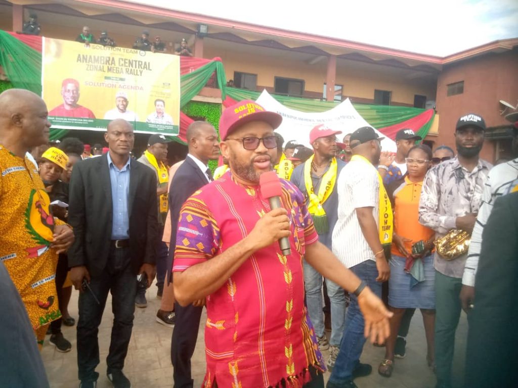 APGA Rally : Anambra  Deputy Governor  Reassures Of More Projects Across State