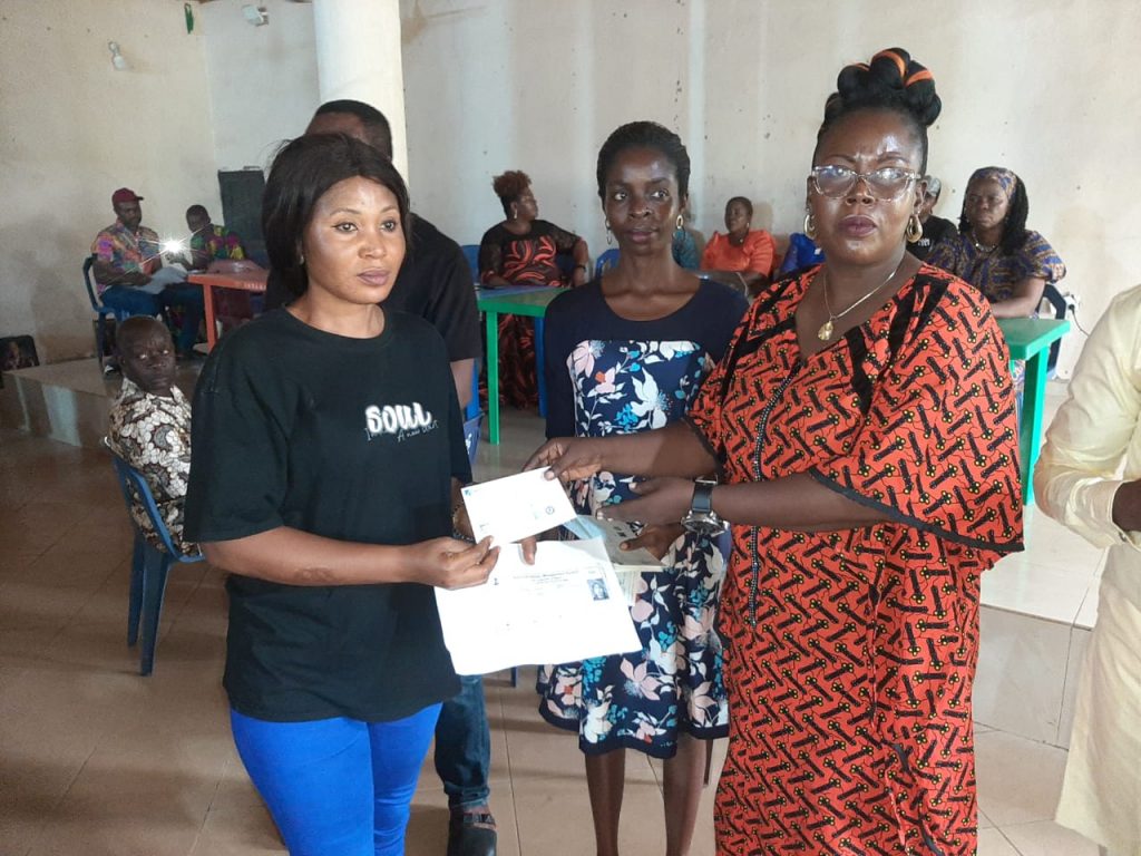 1Youth, 2Skills Beneficiaries Receive Cheques From TC Chairmen Of LG Councils