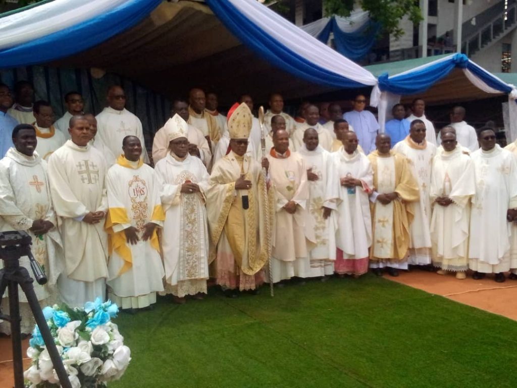 All Hallows Seminary, Onitsha Celebrates Feast With Archbishop Okeke