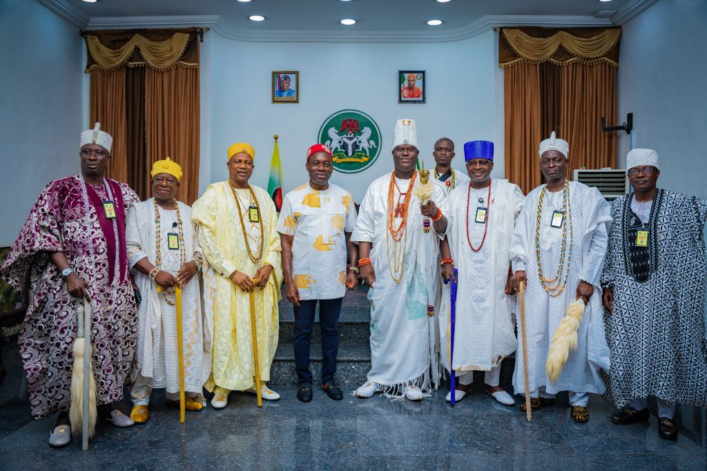 Ooni Of Ife Visits Soludo, Lauds His Achievements