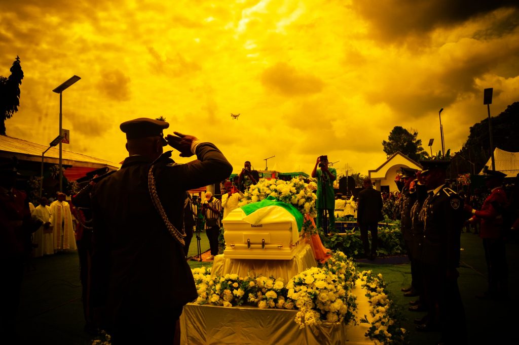 Former Anambra State Governor Mbadinuju Laid To Rest At Country Home In Uli, Ihiala Council Area