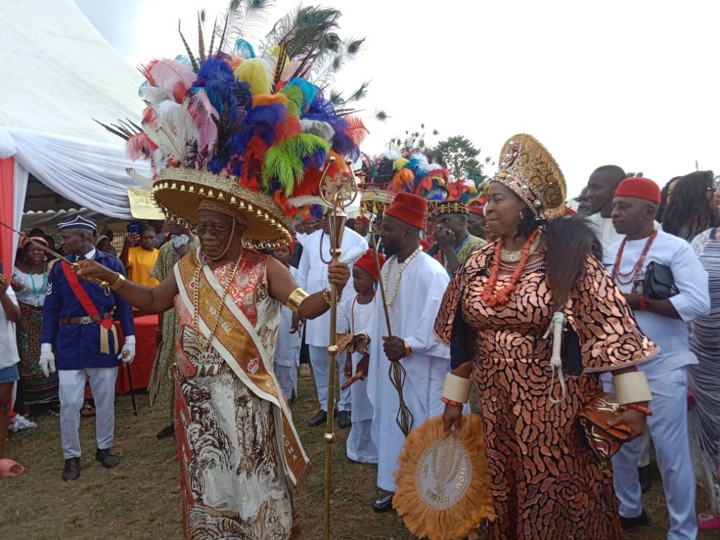 Igwe  Onyido Of Ogidi Community Celebrates 4th Ofala Festival