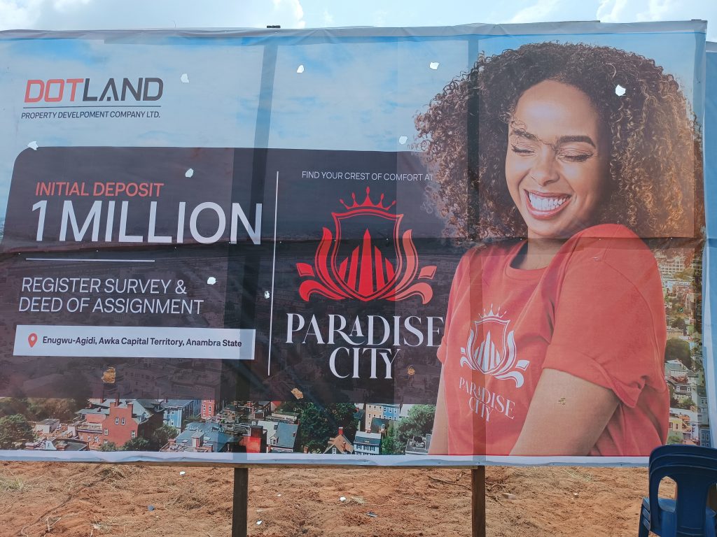 Dotland Property Development Ltd Unveils Paradise City Estate At  Enugwu-Agidi