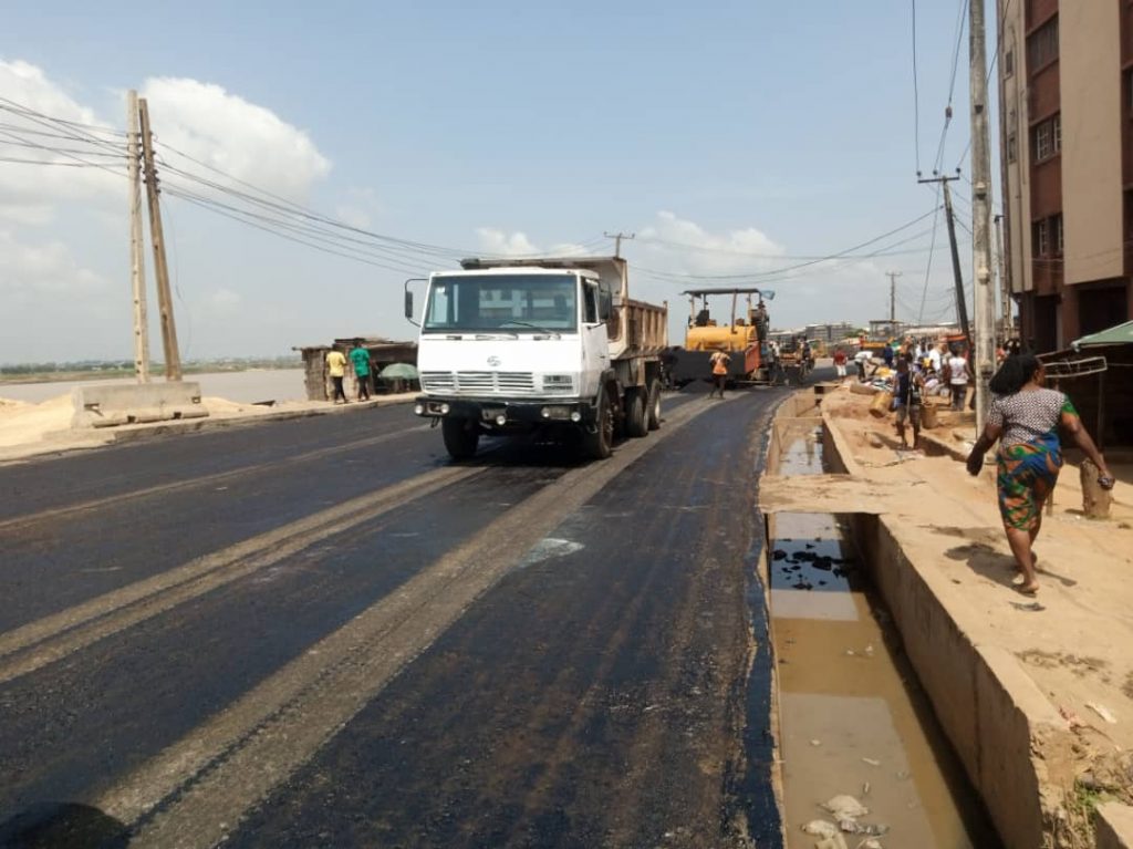 Asphalting To Be Completed On  Niger-Haruna Street Onitsha  Thursday This Week