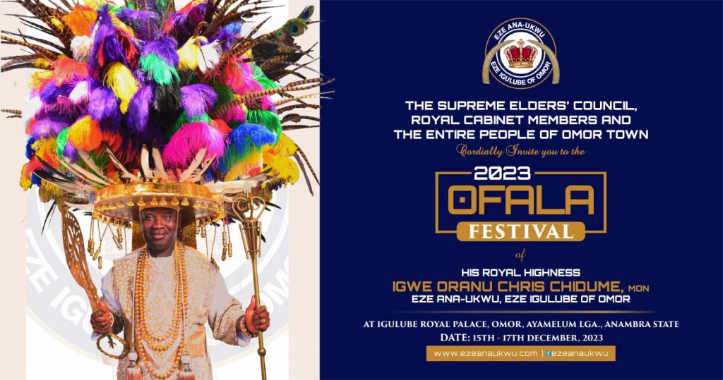 2023 OFALA FESTIVAL OF IGWE CHRIS CHIDUME OF OMOR