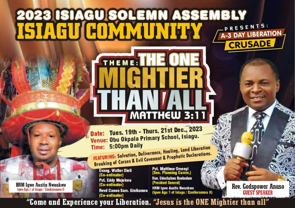 GREAT ISIAGU CRUSADE 2023