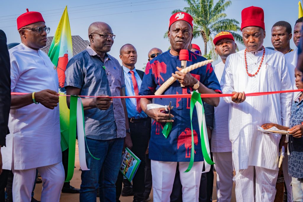 Soludo Inaugurates Road Projects In  Abatete