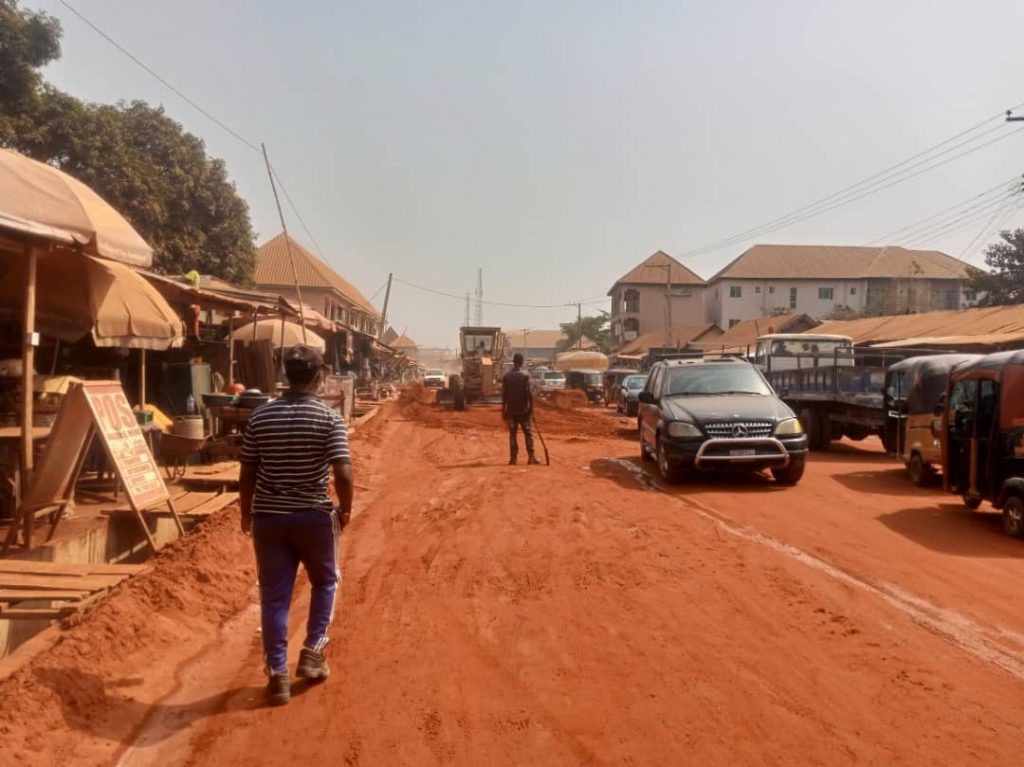 Work Advances On Unizik-Y junction-Goodwill-Junction-Isuanocha Road Project