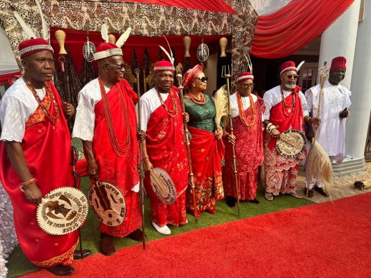 Ikechukwu Okoye Initiated Into Ozomkpụ Society Of Enugwu-Ukwu Community ...