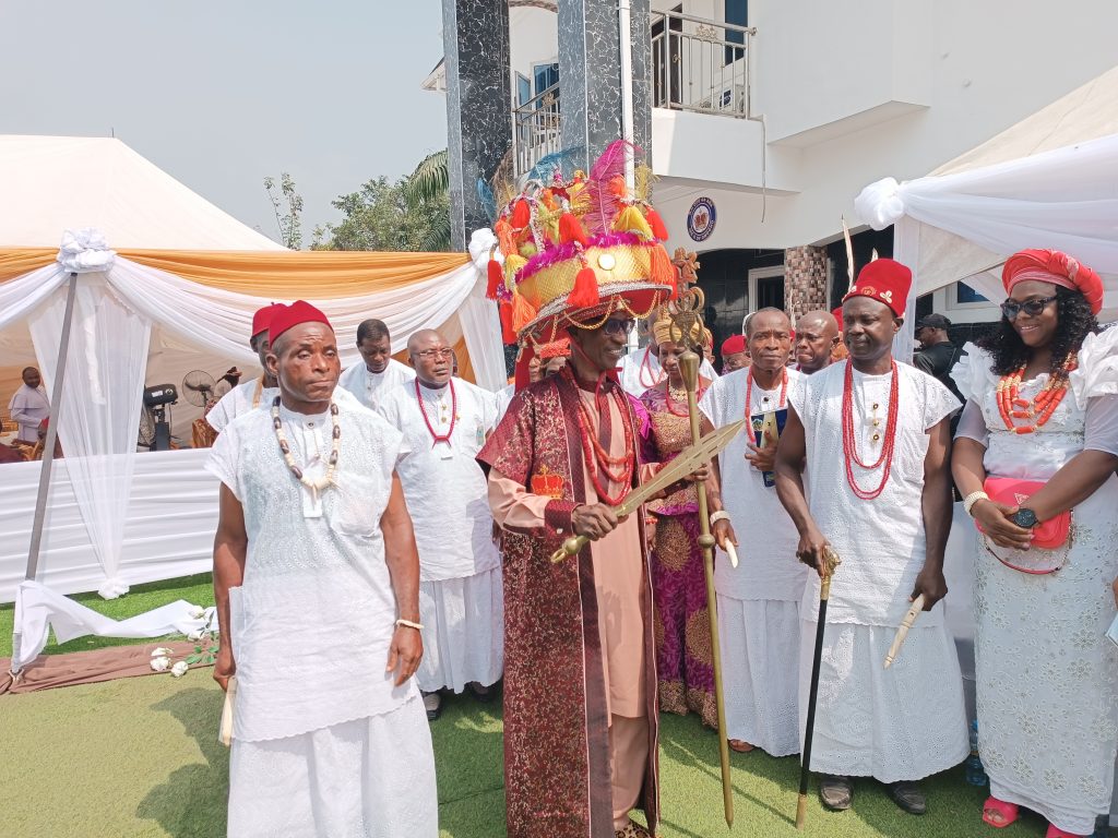 Igwe Offor Of Omogho Community Celebrates Second Ofala Festival